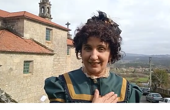 A actriz Tero Rodriguez envia un poema saúdo a ACOUGO