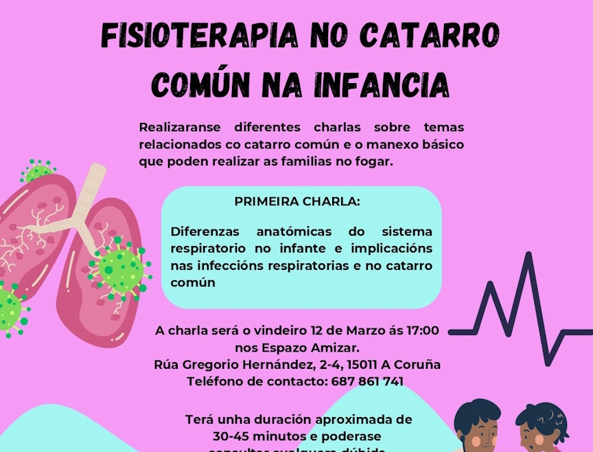 Charla informativa sobre fisioterapia y catarro común en la infancia – A Coruña